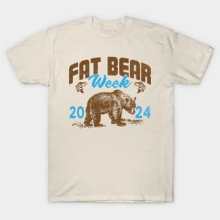 Fat Bear Week 2024 Funny Bear T-Shirt